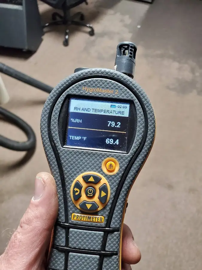 Moisture meter humidity assessment for Mold Remediation & Removal in Wagoner