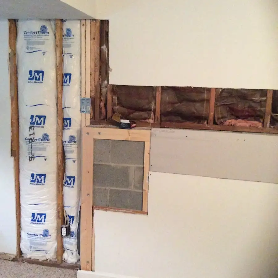 Wall insulation replacement during Structural Drying in Wagoner